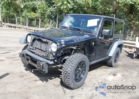 2018 Jeep Wrangler Jk Willy Wheeler 4X4 z USA, uszkodzony, nr VIN 1C4AJWAG2JL873717